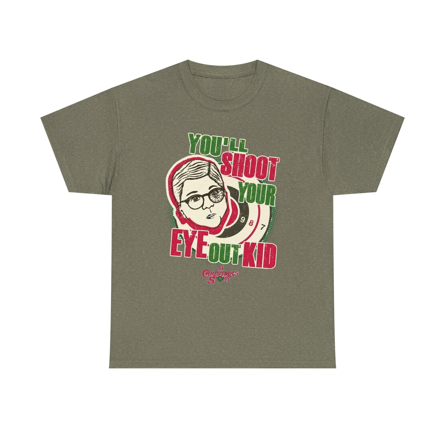 A Christmas Story Funny Retro Graphic T Shirt NEW Unisex Heavy Cotton Tee