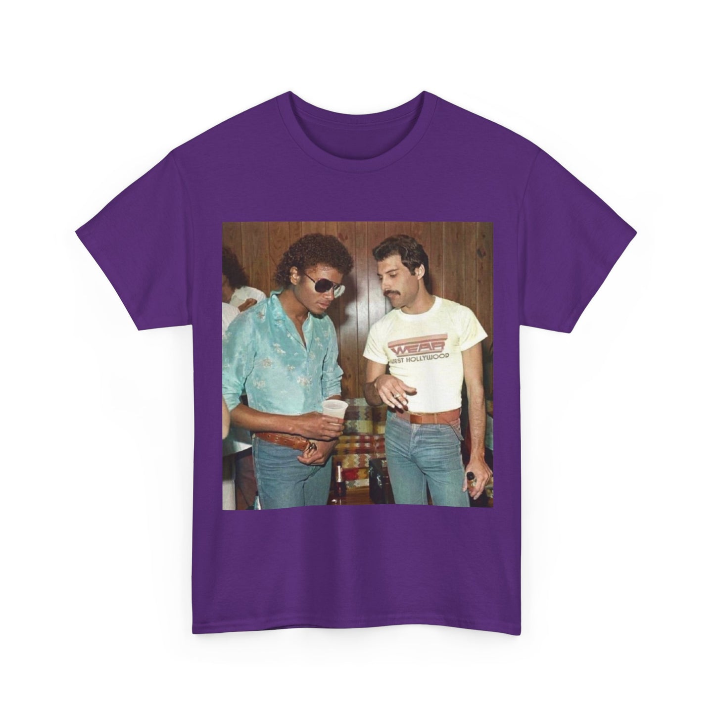 Michael jackson Queen tshirt vintage 80s retro graphic Unisex Heavy Cotton Tee