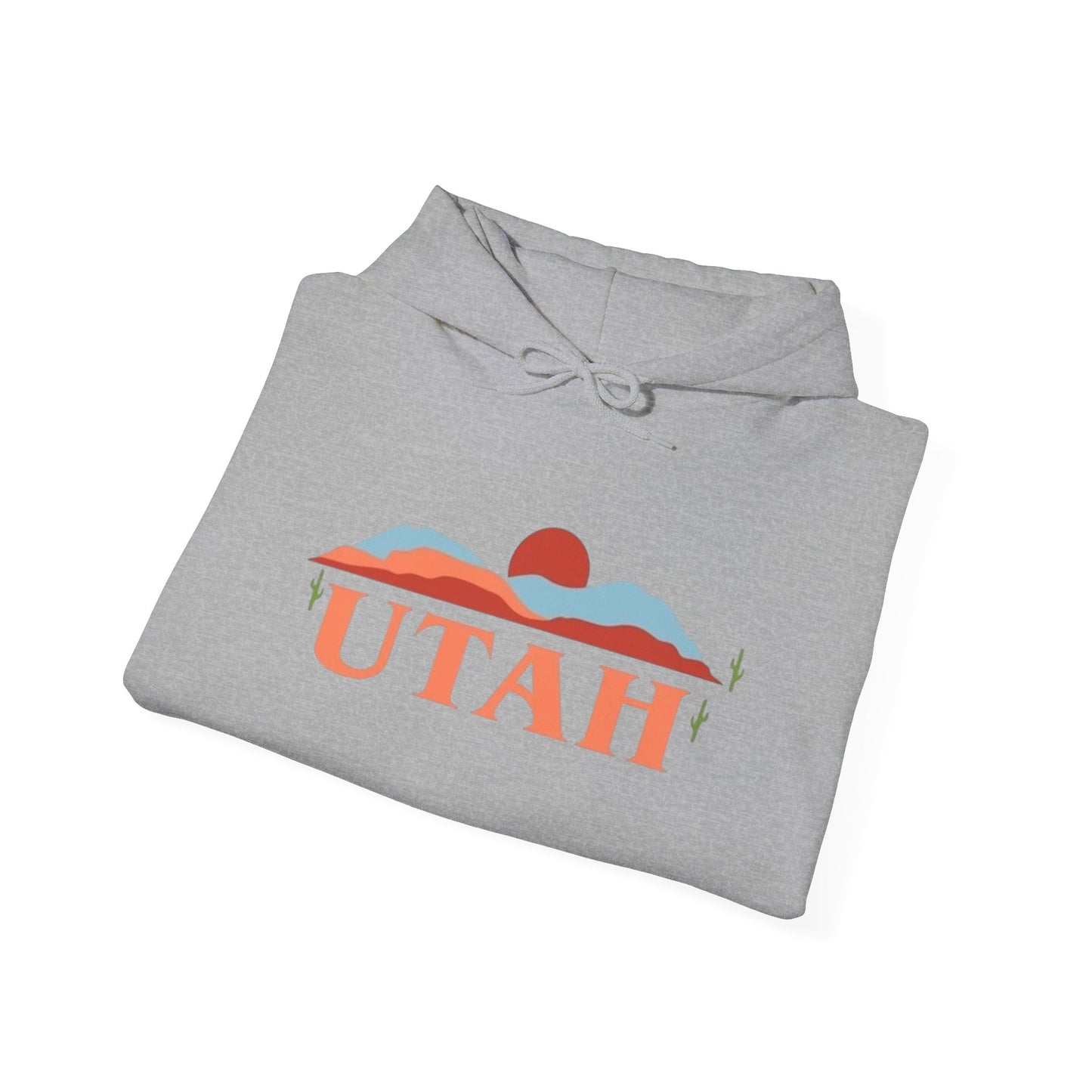 Utah Mountains State Logo BRAND NEW Unisex Heavy Blend™ Hooded Sweatshirt