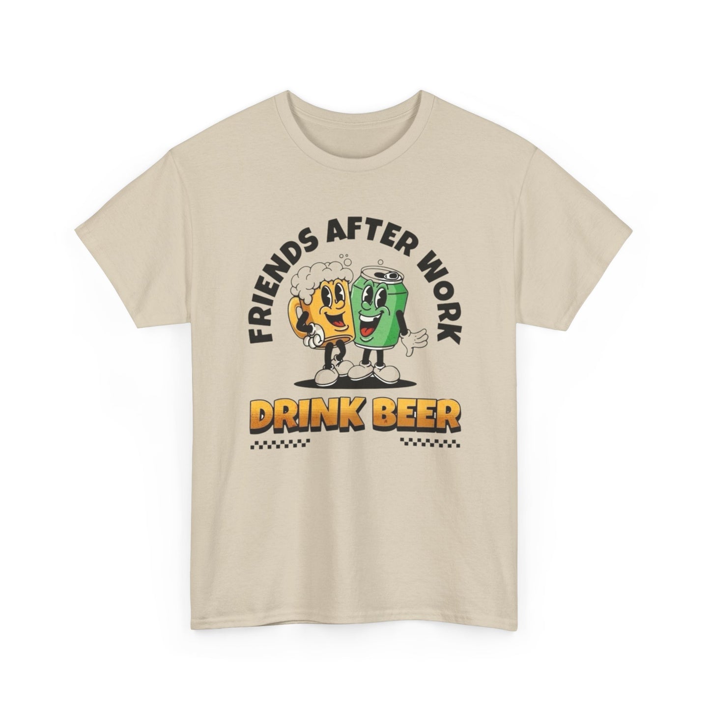 Friends After Work Drink Beer Graphic T Shirt ADULT NEW