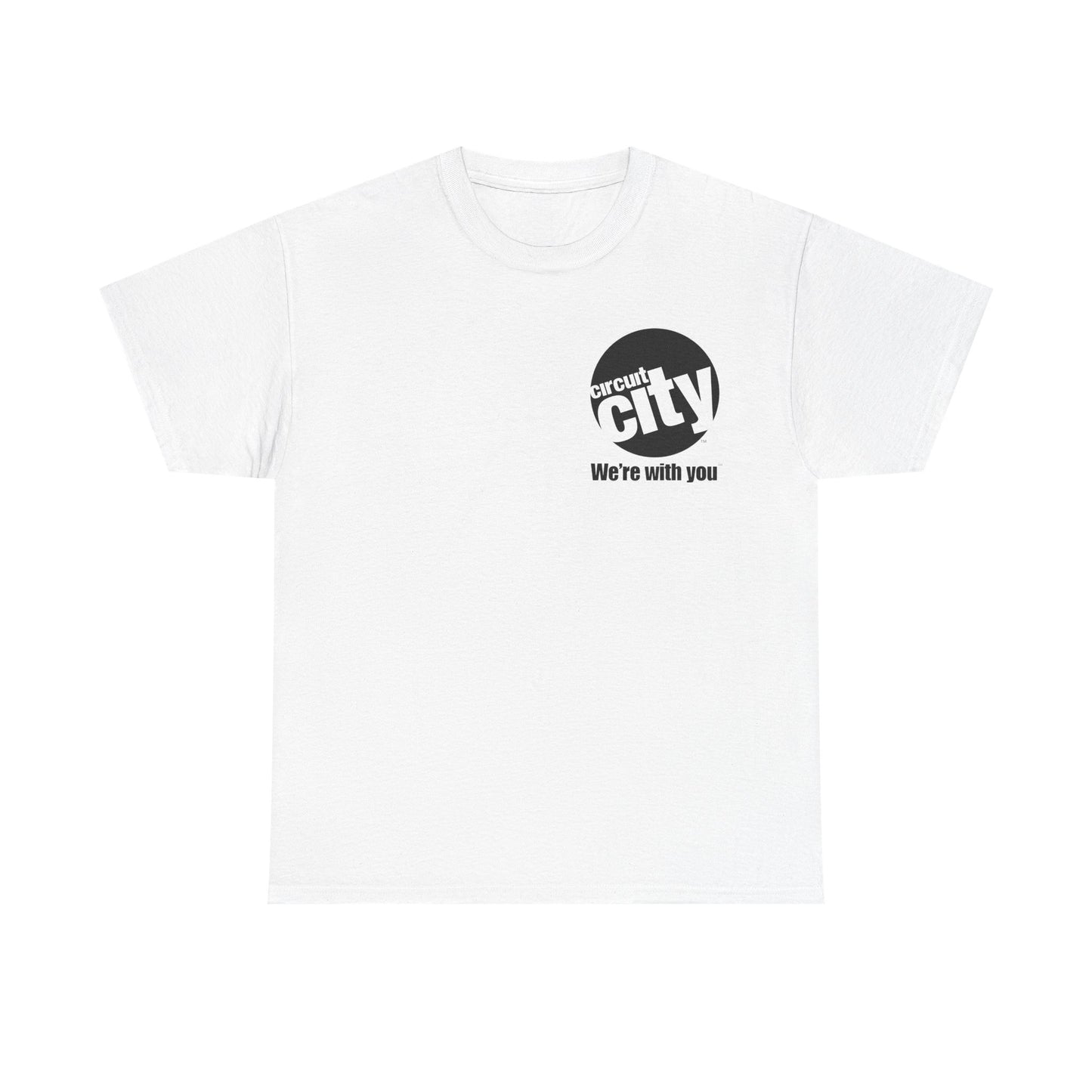 Circuit city T-shirt vintage logo retro employee shirt graphic Unisex Heavy