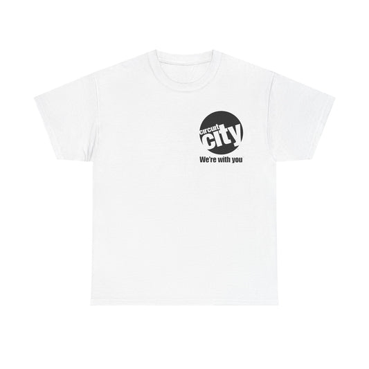 Circuit city T-shirt vintage logo retro employee shirt graphic Unisex Heavy