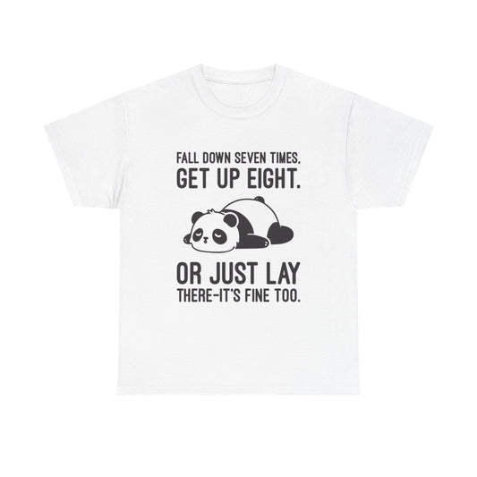 Panda Funny T Shirt Graphic ZOO Unisex Heavy Cotton Tee