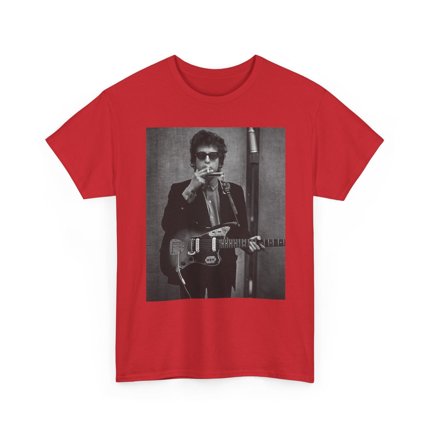 Bob Dylan T-shirt vintage classic rock retro art Unisex Heavy Cotton Tee