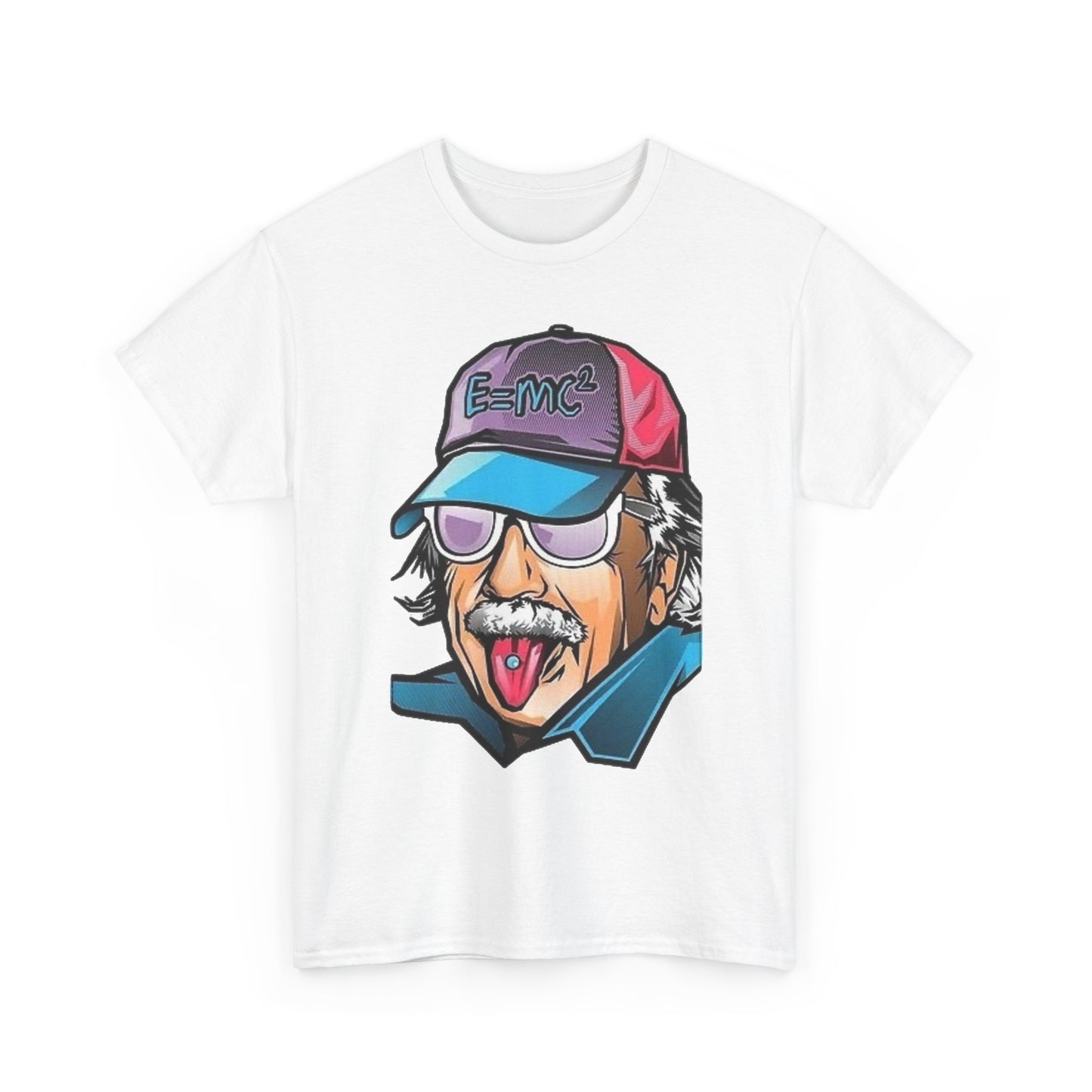Einstein Tripping Funny Graphic T Shirt NEW Unisex Heavy Cotton Tee