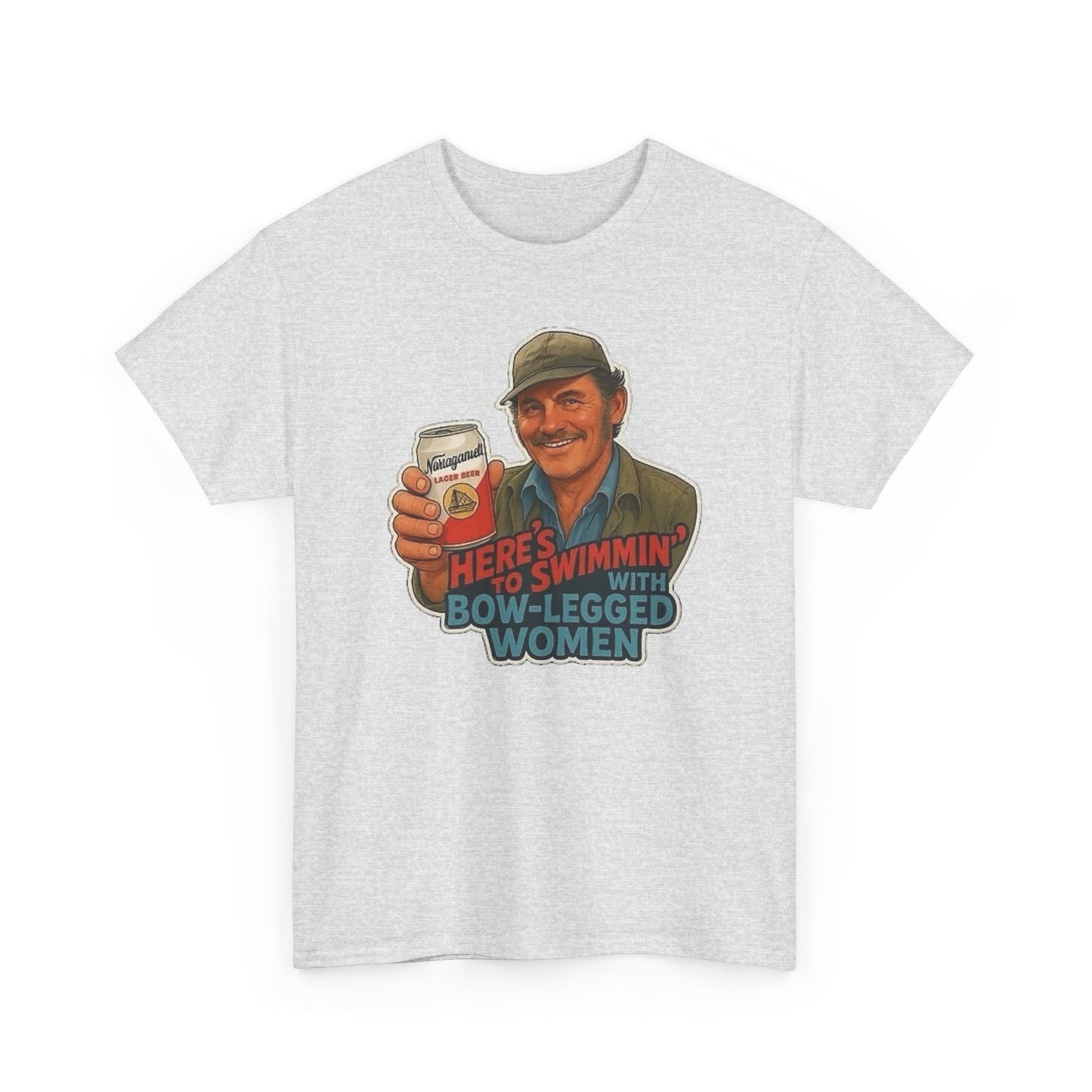 Jaws Movie Funny Retro Graphic T Shirt NEW Unisex Heavy Cotton Tee