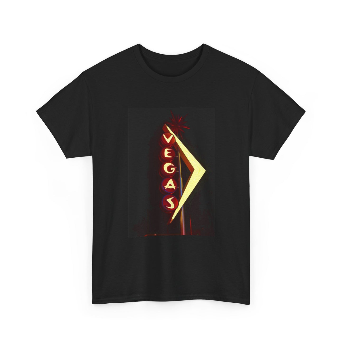 Las Vegas Sign Tshirt Retro Strip Old Casinos Neon Sign Unisex Heavy Cotton Tee