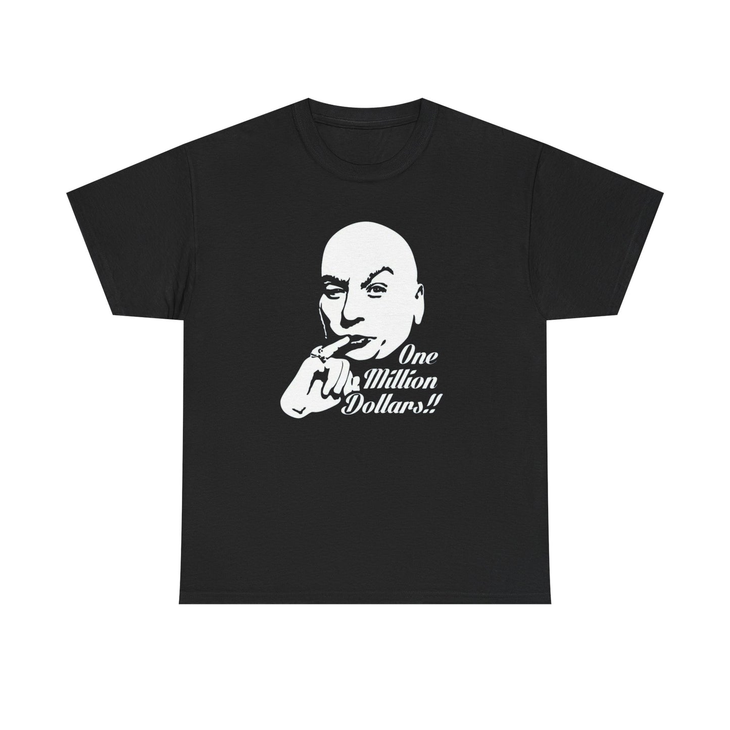 Dr Evil Funny Jokes Graphic T Shirt Unisex Heavy Cotton Tee