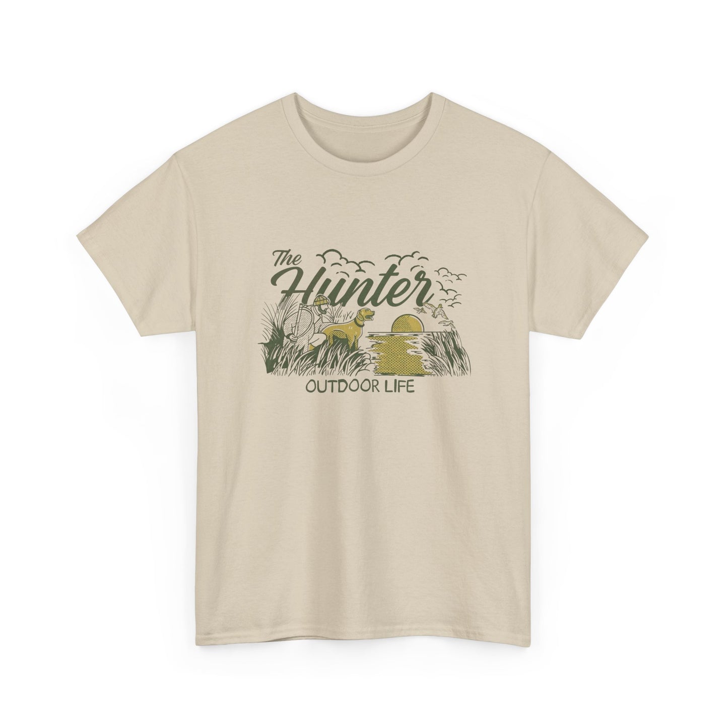 The Hunter Outdoor Club Graphic T Shirt Unisex Heavy Cotton Tee