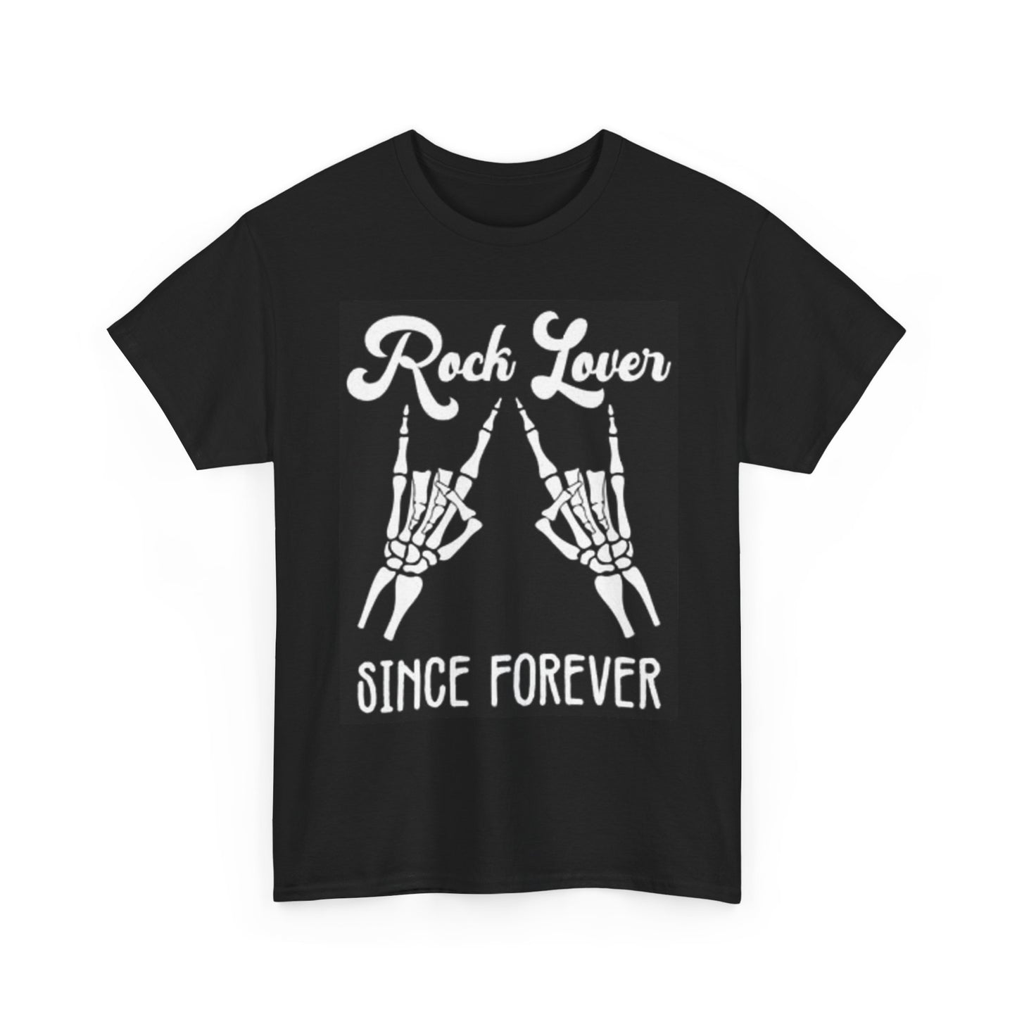 Rock Lover Since Forever Graphic T Shirt Vintage Gift Unisex Heavy Cotton Tee