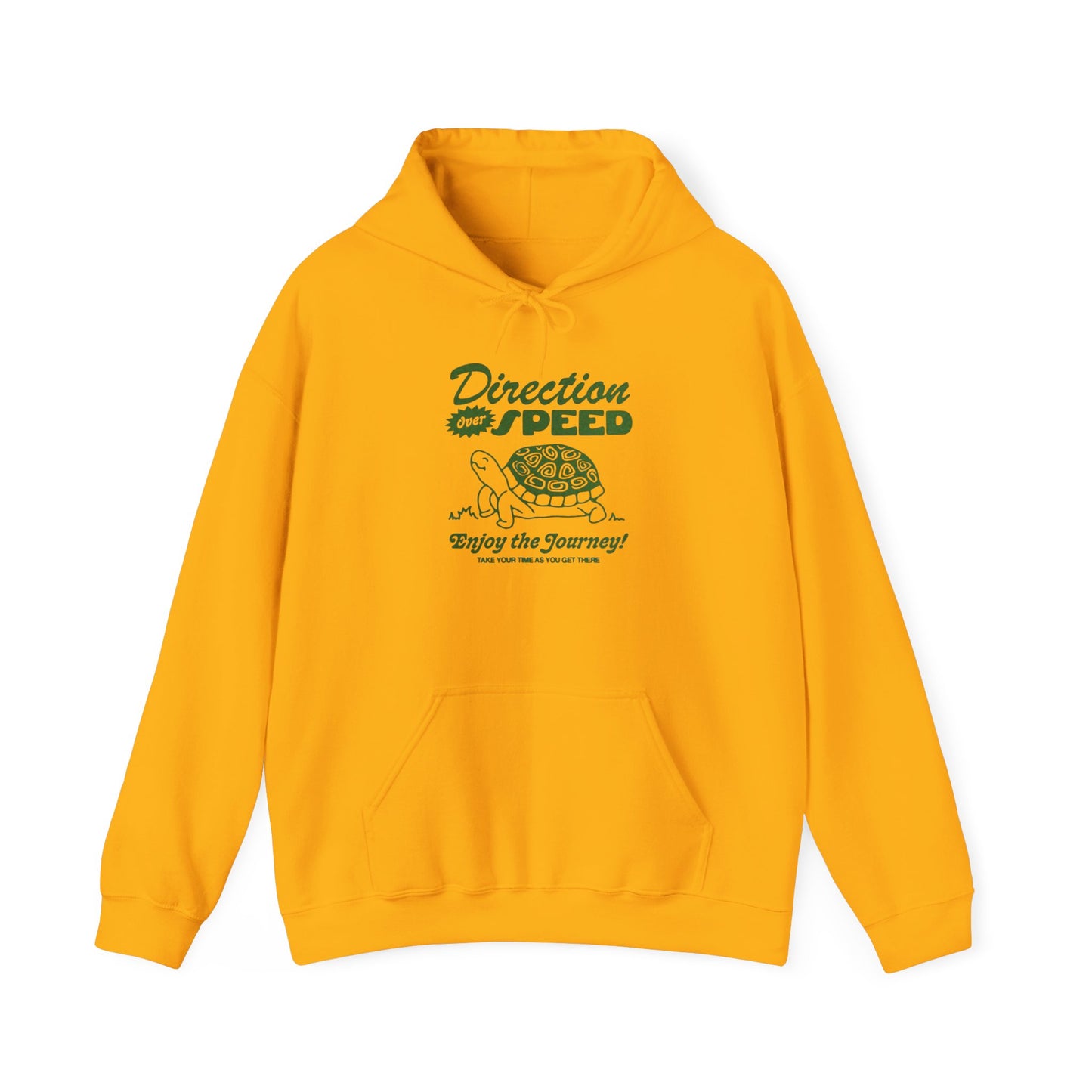 Enjoy The Journey Turtle Graphic Hoodie Unisex Heavy Blend™ Hooded Sweatshirt