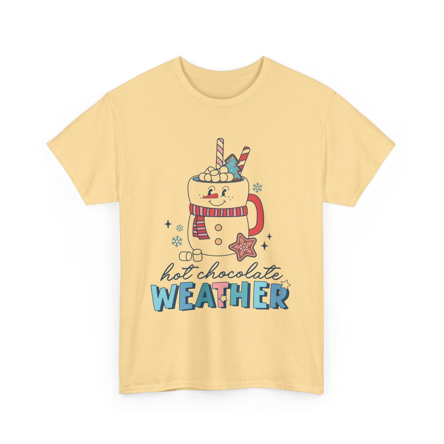 Hot Chocolate Weather Graphic T Shirt ADULT NEW