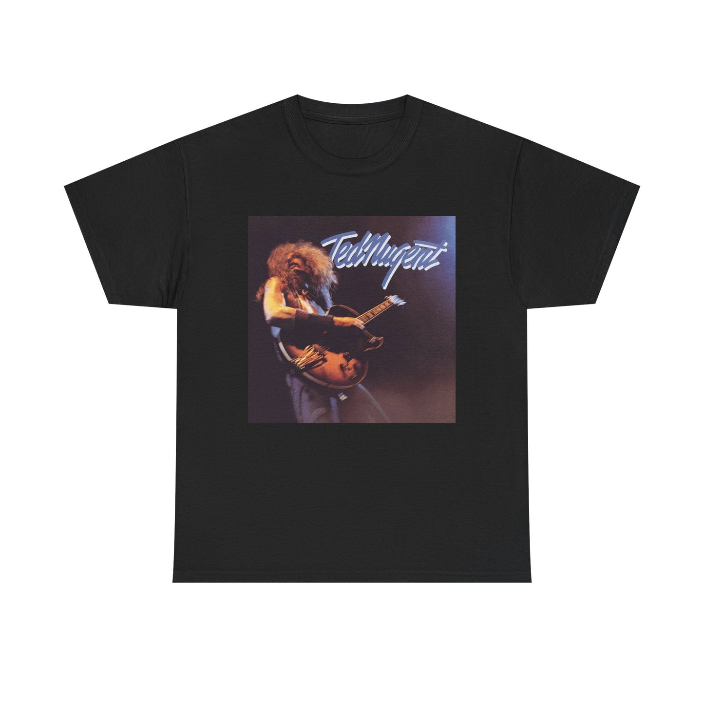 Ted Nugent Tshirt Vintage Rock Album American USA retro Unisex Heavy Cotton Tee