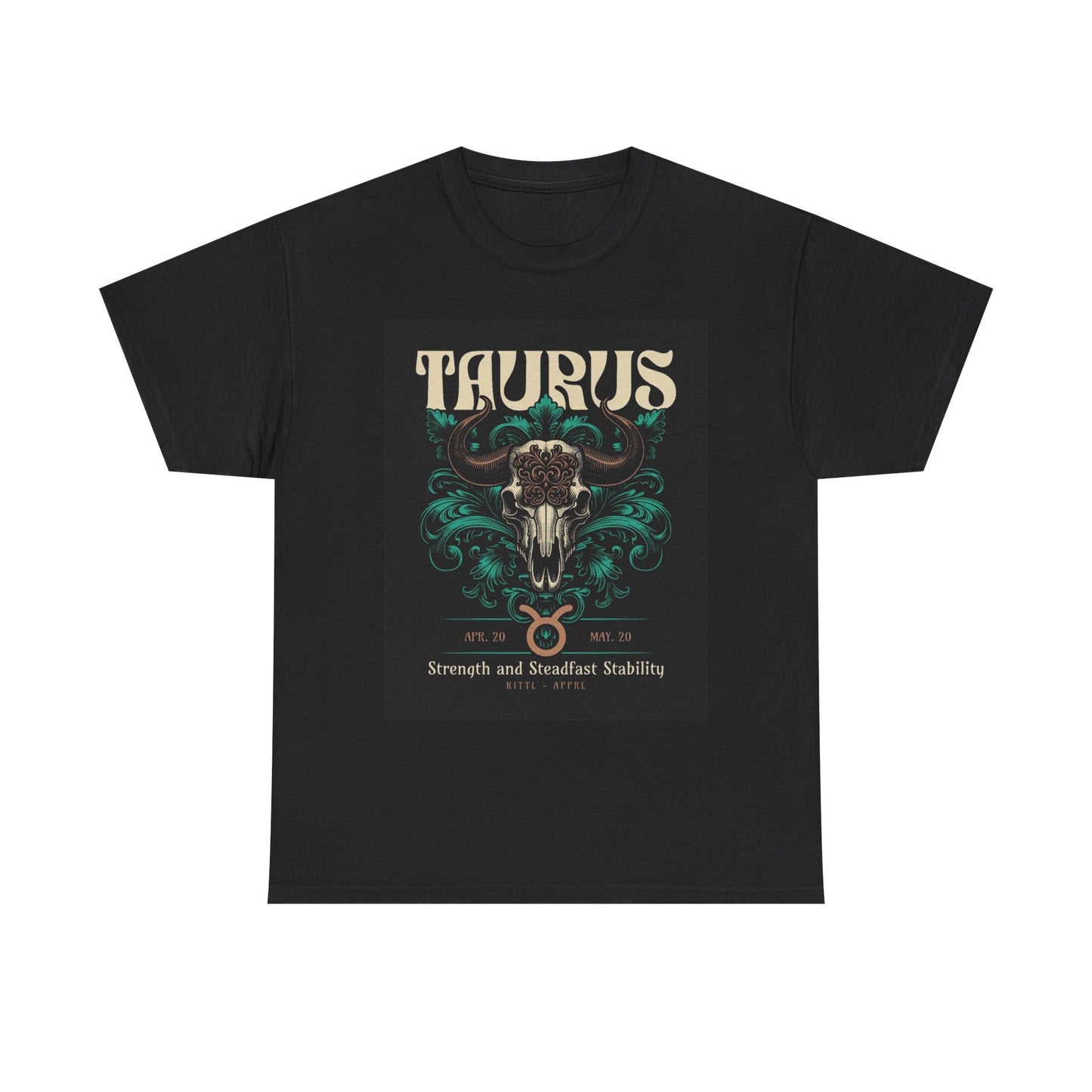 Taurus Zodiac Astrology Sign Graphic T Shirt Unisex Heavy Cotton Tee