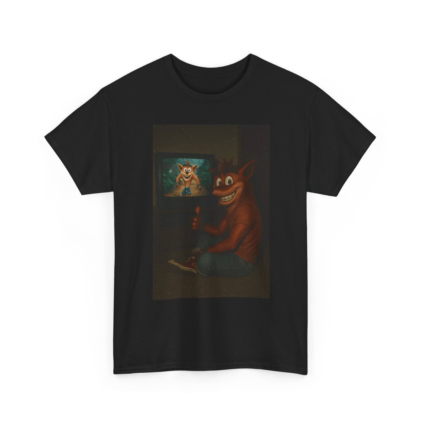 Crash Bandicoot Vintage 90s Gaming Graphic T Shirt Unisex Cotton Tee Gift New