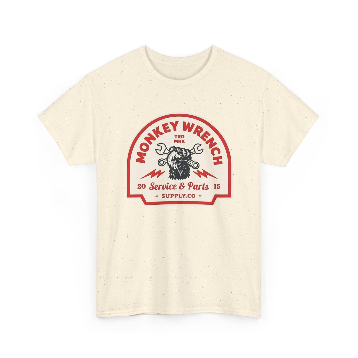 Monkey Wrench Graphic T Shirt Unisex Heavy Cotton Tee