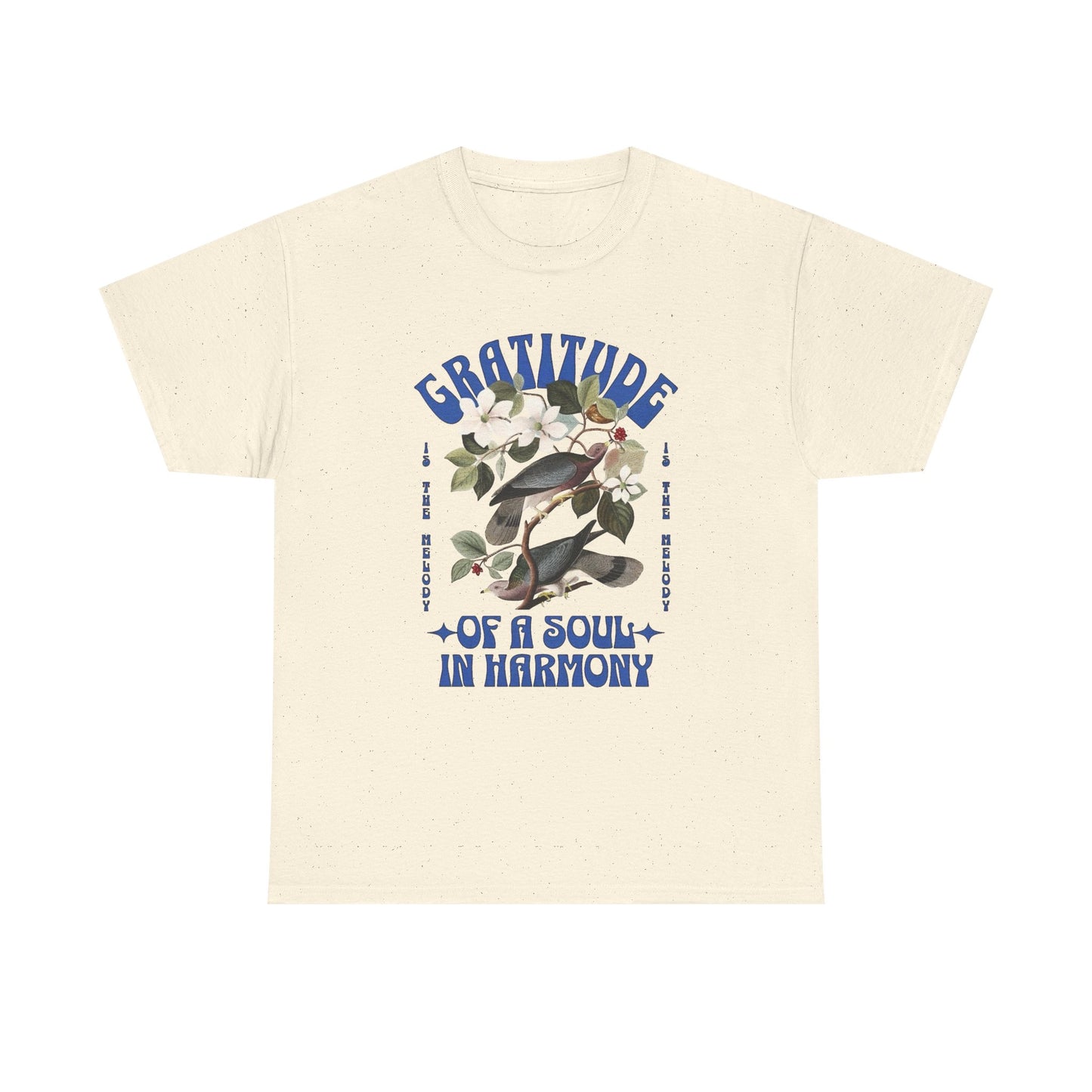Gratitude Of A Soul And Harmony Graphic T Shirt Unisex Heavy Cotton Tee