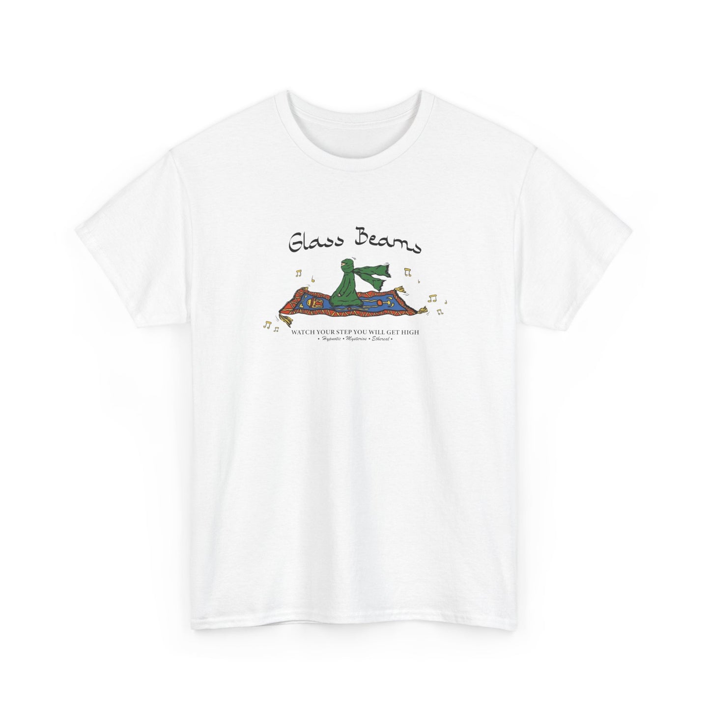 Glass Beams Vintage Graphic T-Shirt Unisex Heavy Cotton Tee