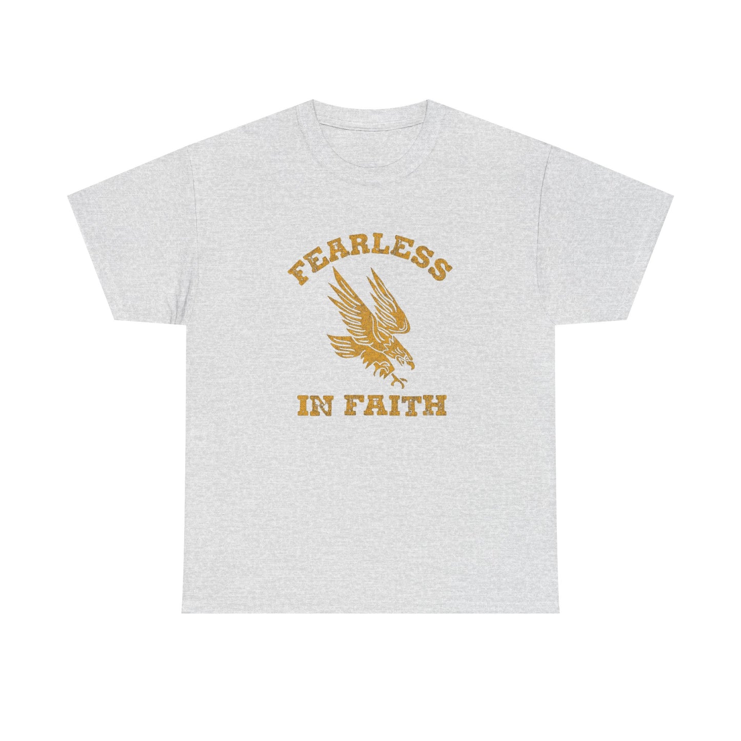 Fearless In Faith Graphic T Shirt Unisex Heavy Cotton Tee