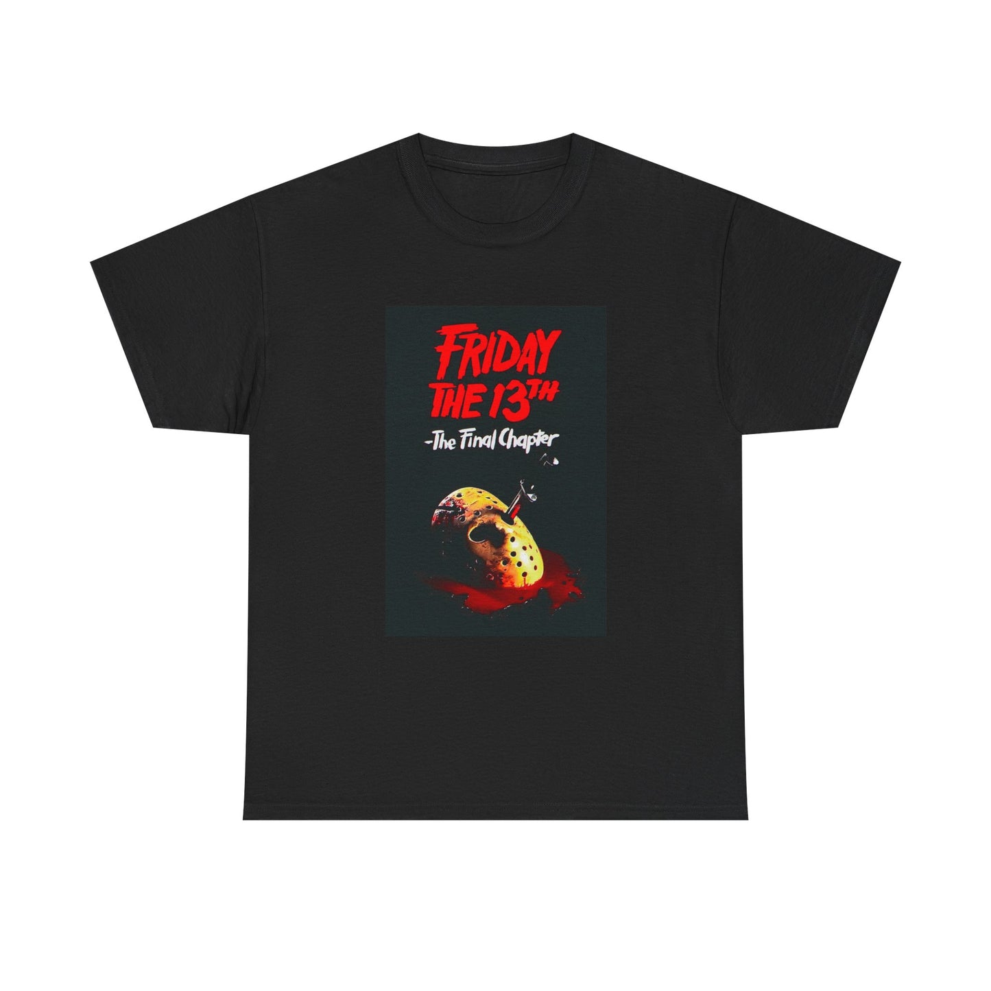 Friday The 13th Tshirt Retro Horror Movie Merch Retro Unisex Heavy Halloween