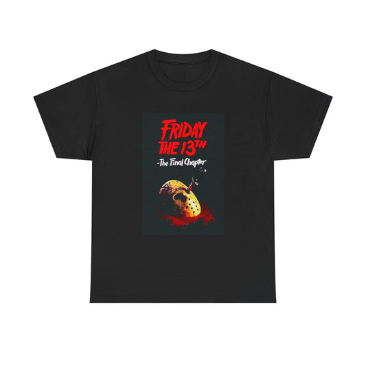 Friday The 13th Tshirt Retro Horror Movie Merch Retro Unisex Heavy Halloween