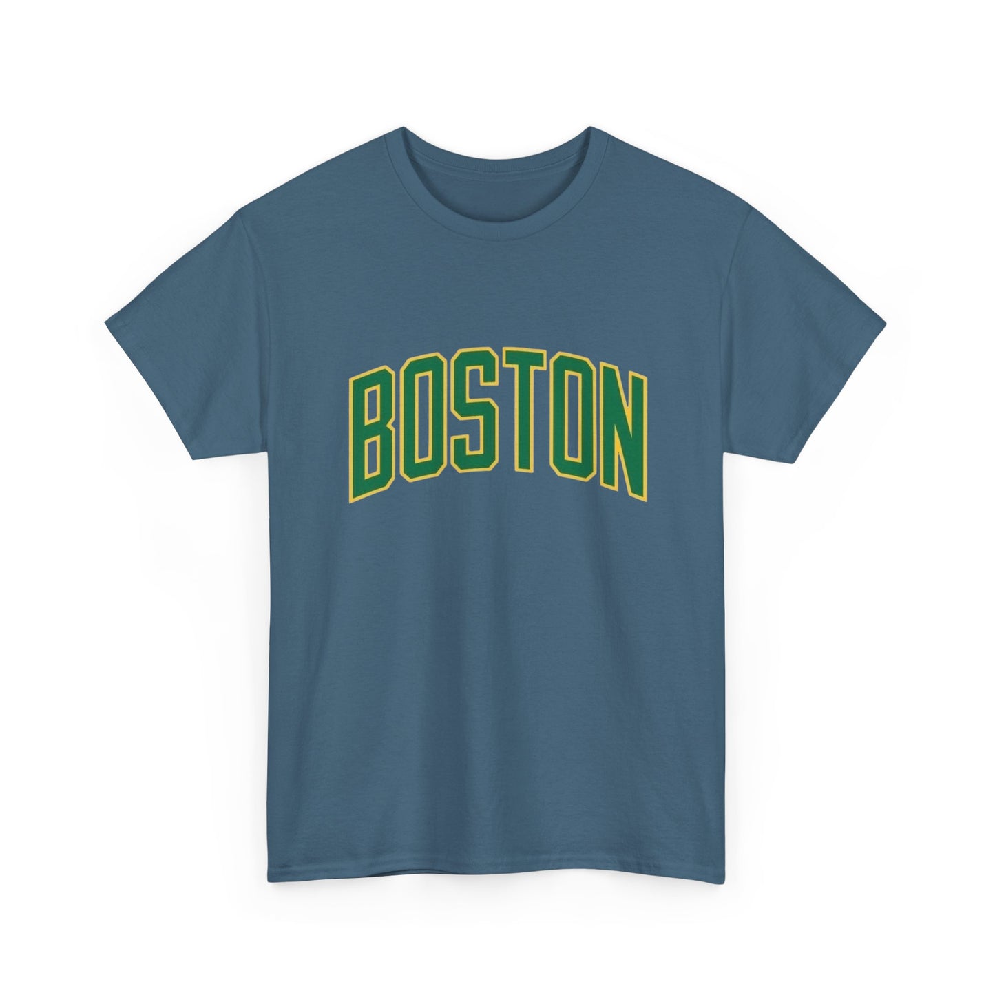 Boston Logo Sports Graphic T Shirt NEW Unisex Heavy Cotton Tee