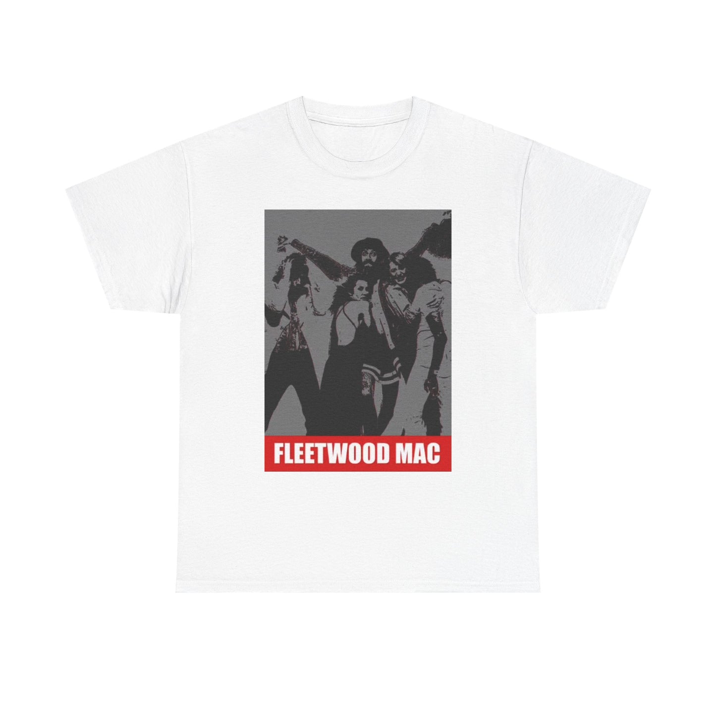 Fleetwood Mac Graphic T Shirt Vintage Rock Merch Unisex Heavy Cotton Tee