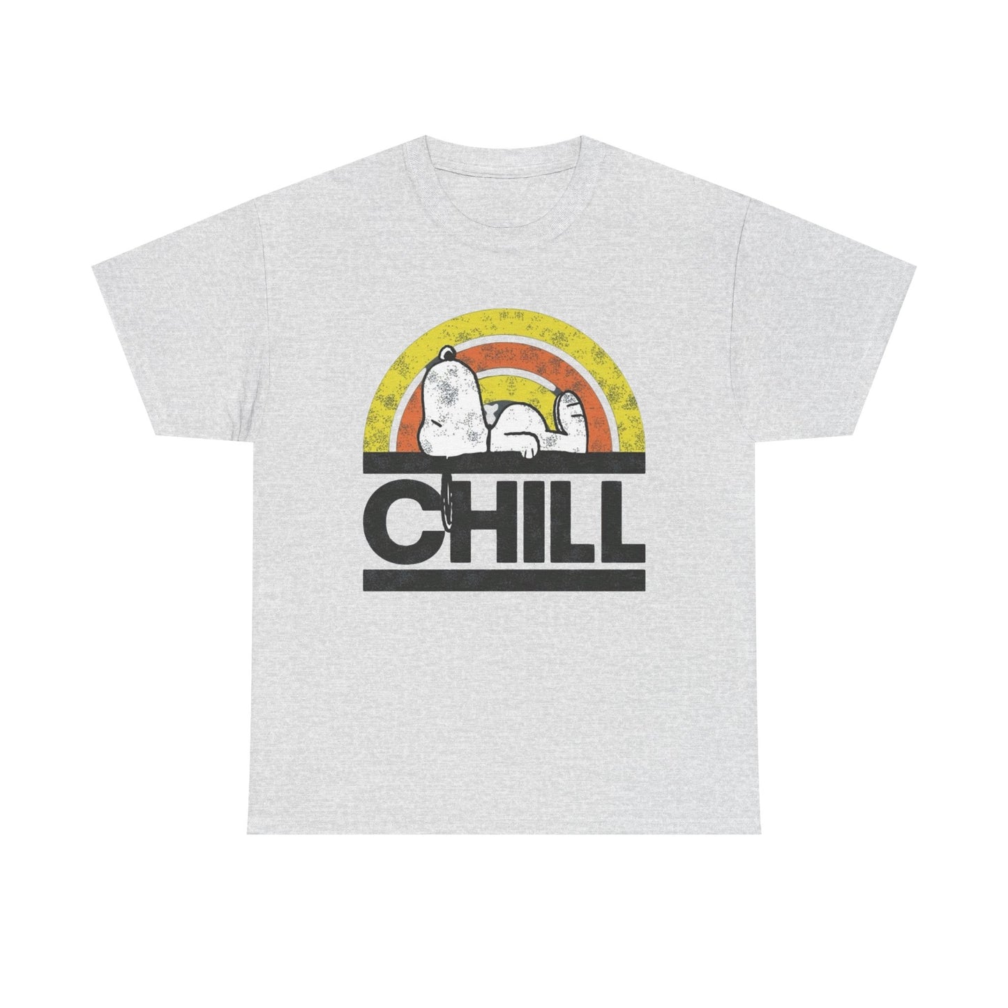Chill Dog Graphic T Shirt NEW Vintage Unisex Heavy Cotton Tee