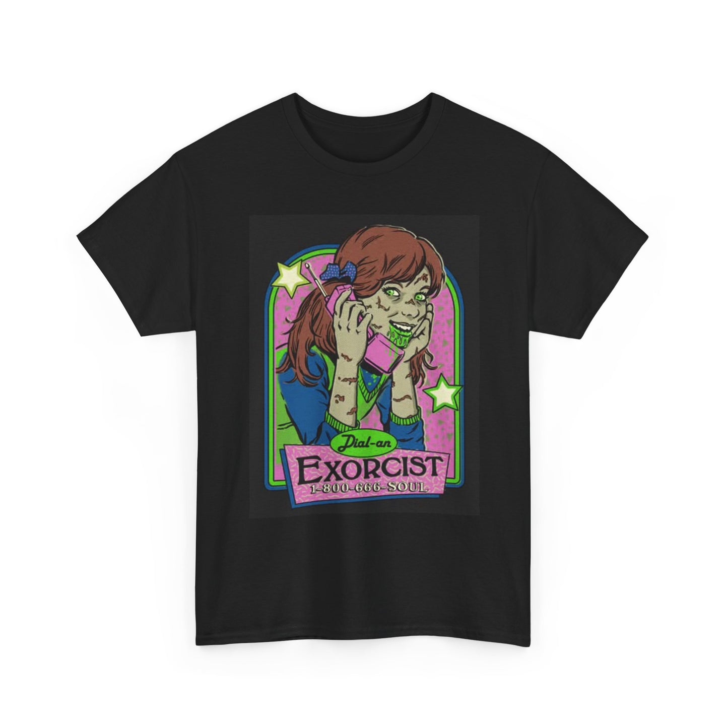 Exorcist Graphic T Shirt Funny Vintage Art Comedy Unisex Heavy Cotton Tee