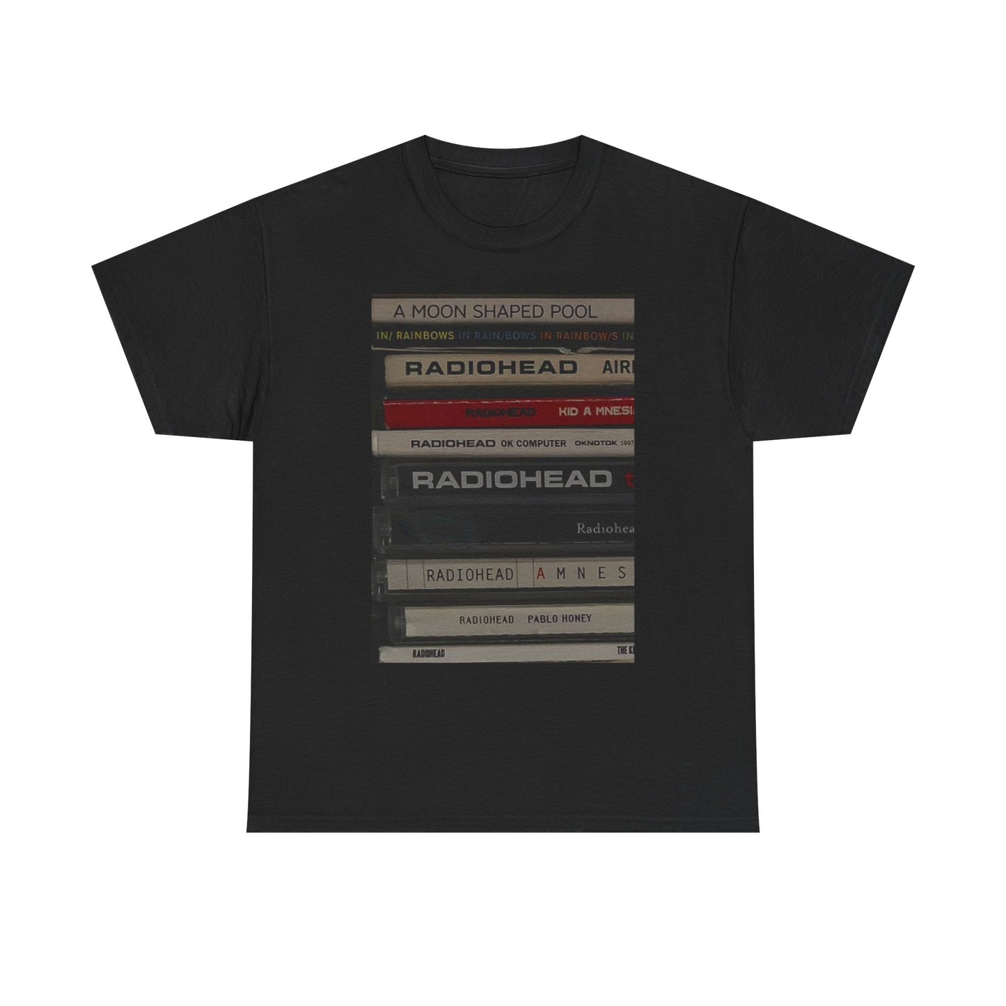 Radiohead Graphic T Shirt Rock Albums Poster Unisex Heavy Cotton Tee