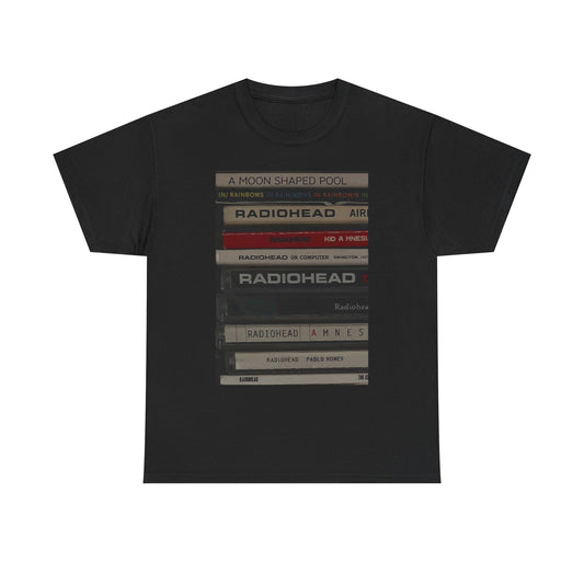 Radiohead Graphic T Shirt Rock Albums Poster Unisex Heavy Cotton Tee