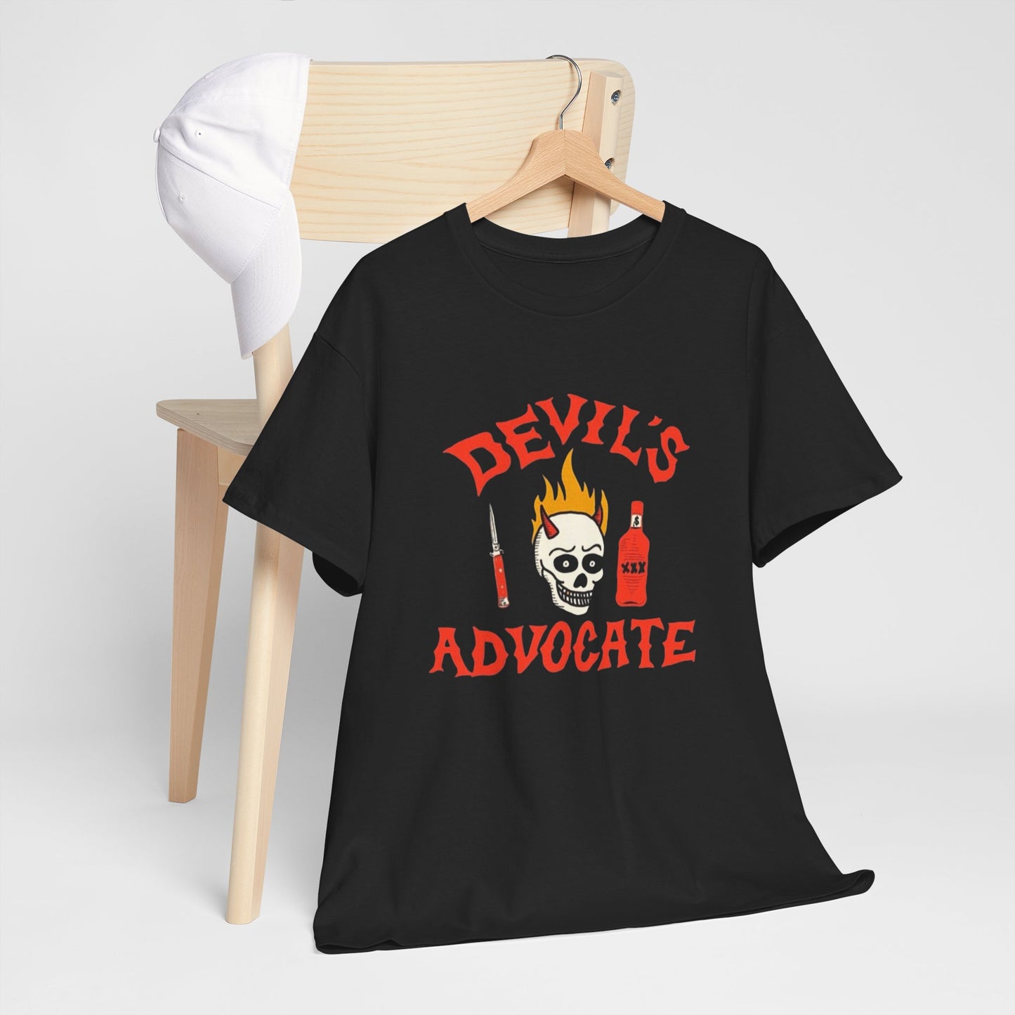 The Devils Advocate Graphic T Shirt Unisex Heavy Cotton Tee
