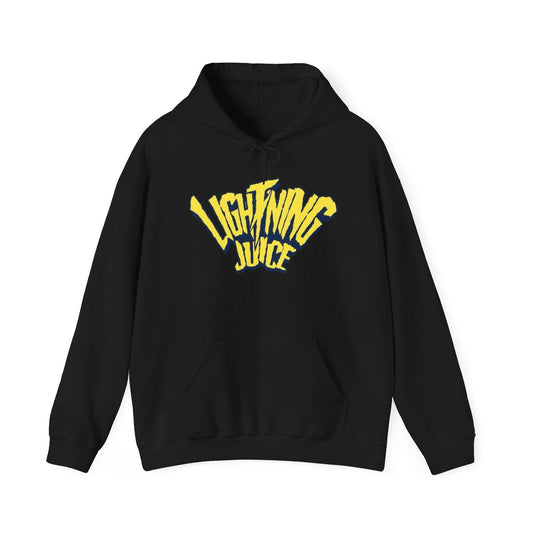 Lightning Juice Retro Graphic Hoodie Unisex Heavy Blend™ Hooded Sweatshirt