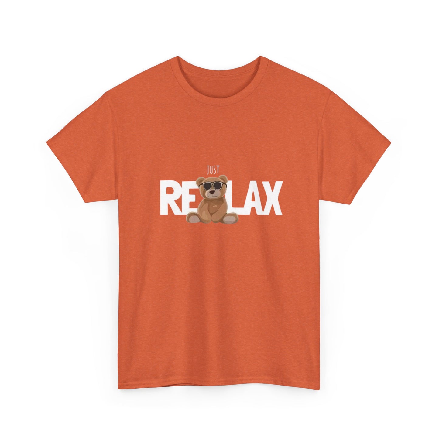 Just Relax Graphic T Shirt Unisex Heavy Cotton Tee