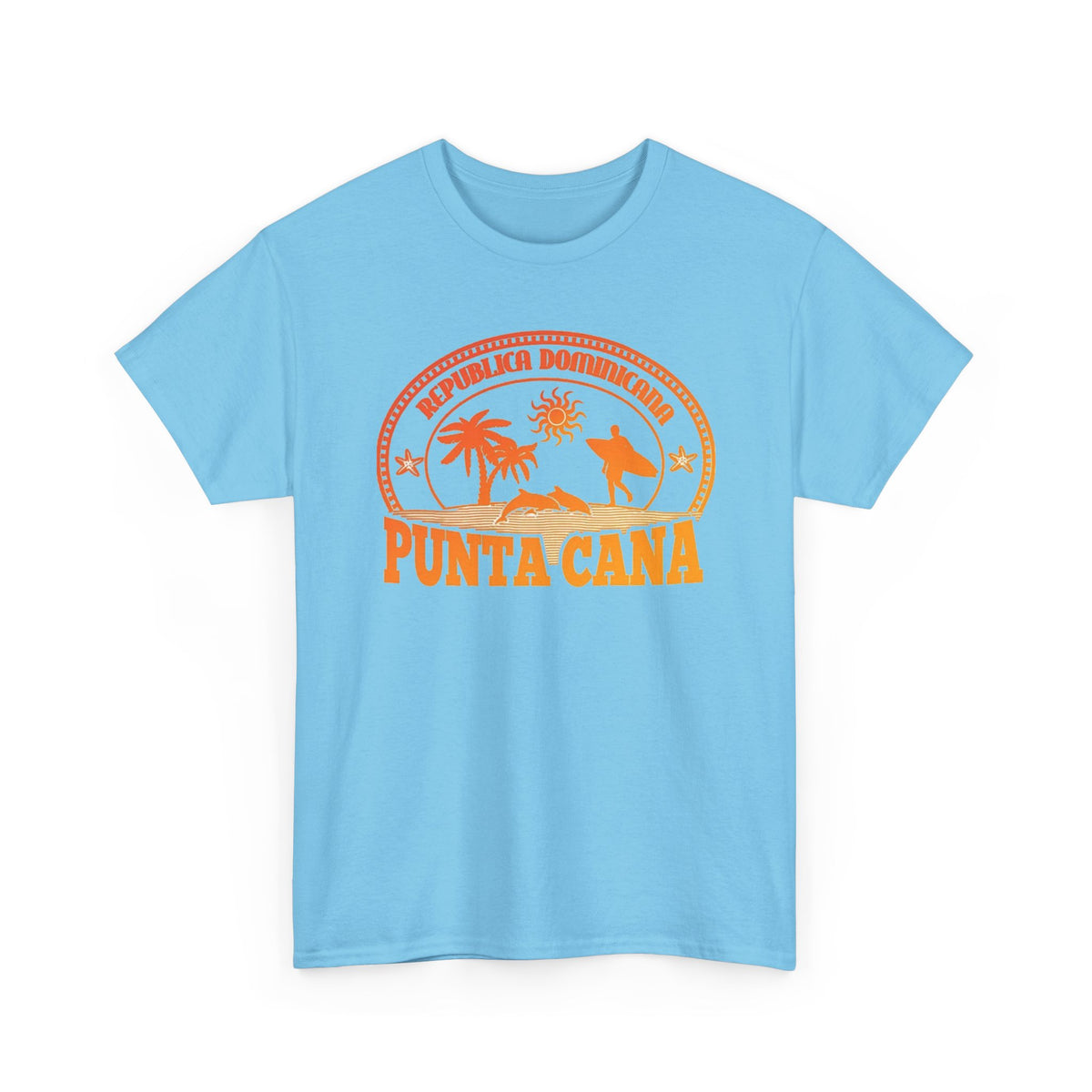 Punta Cana Graphic T Shirt Men's Dominican Republic Heavy Cotton Tee