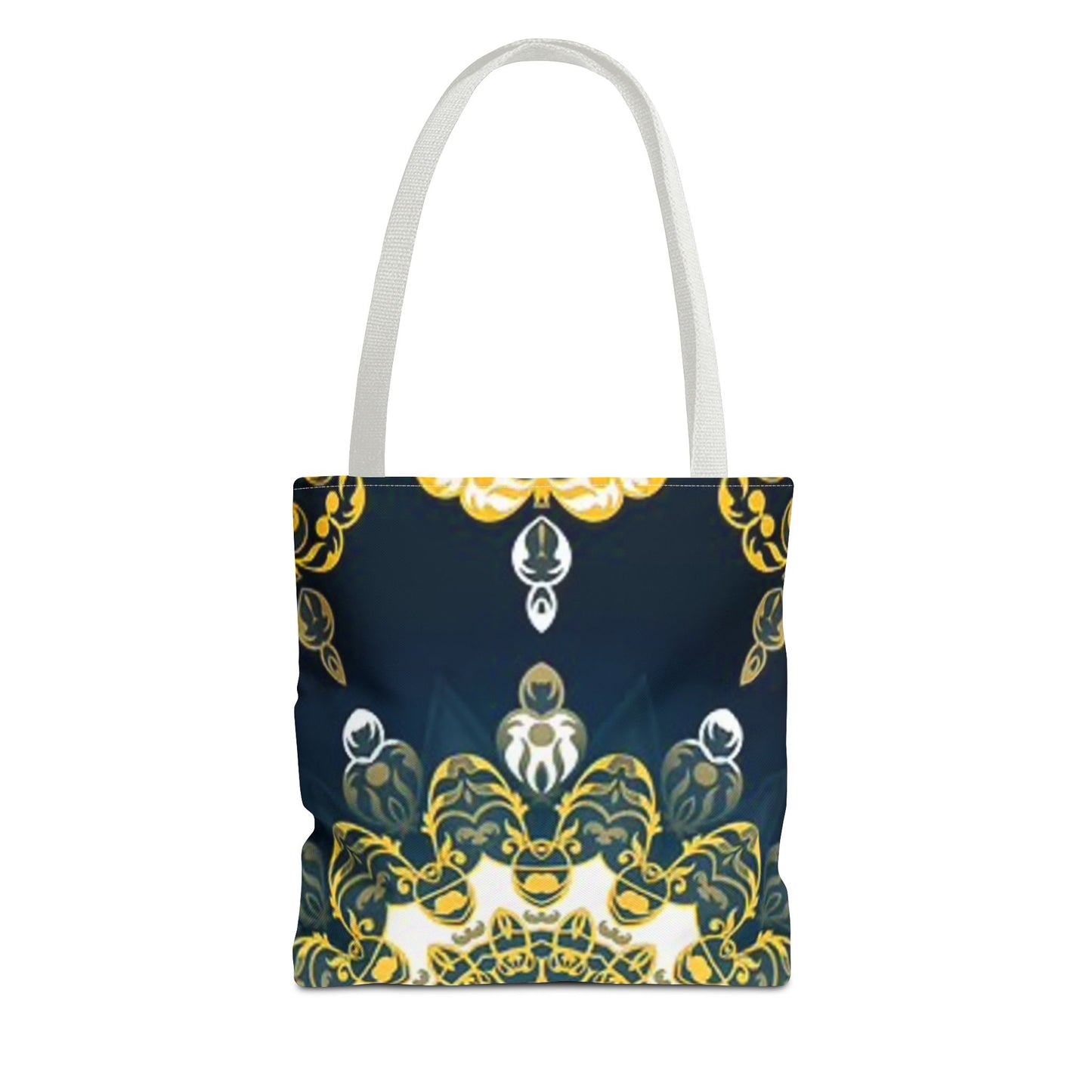 Navy And Gold Pattern Multi Color BRAND NEW MODERN Tote Bag (AOP)