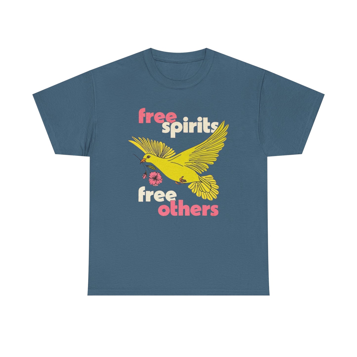 Free Spirits Free Others Graphic T Shirt Unisex Cotton Tee - New Gift - Tee