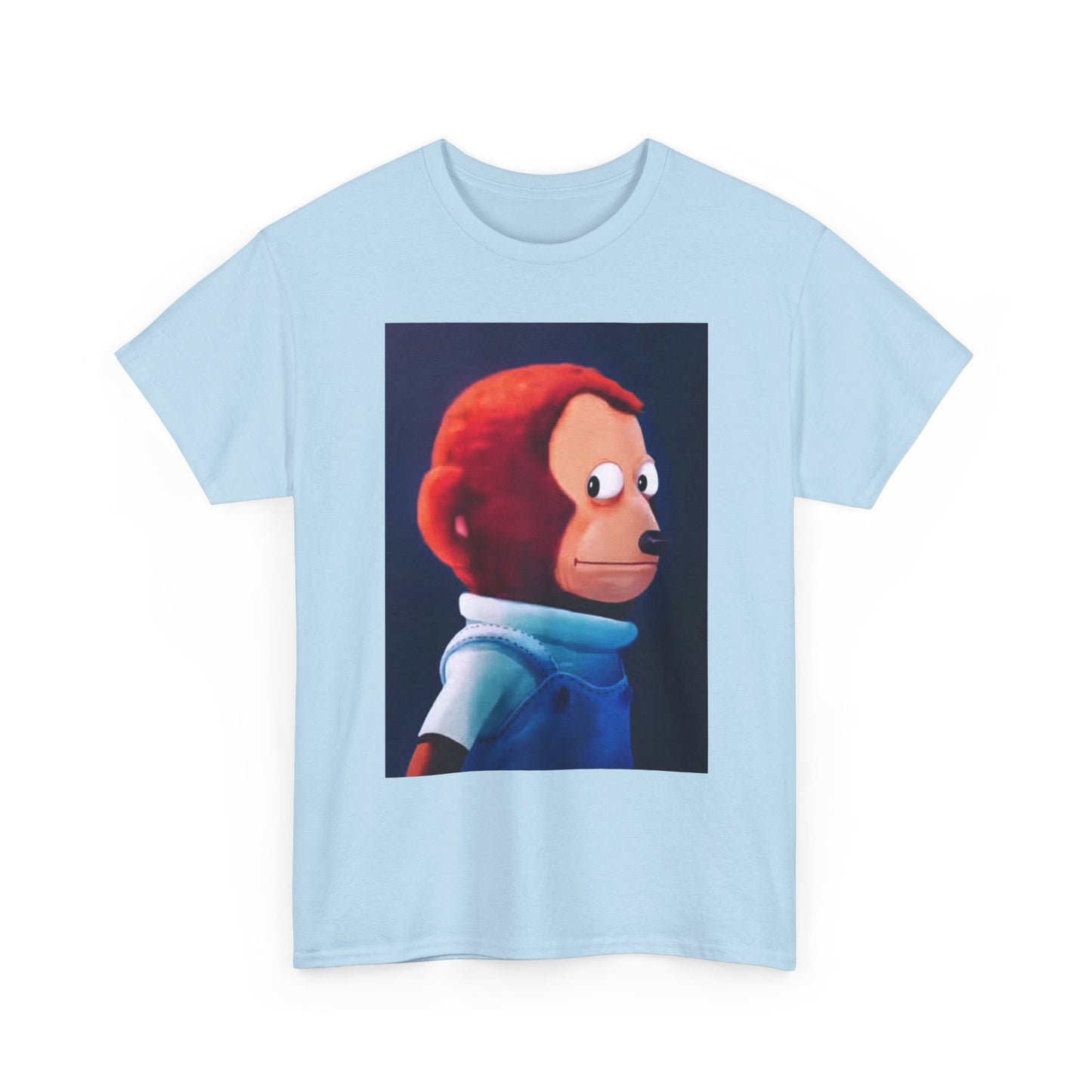 Funny Side Eye Jokes T Shirt MEME Comedy Cartoon Painting Unisex Heavy Cotton