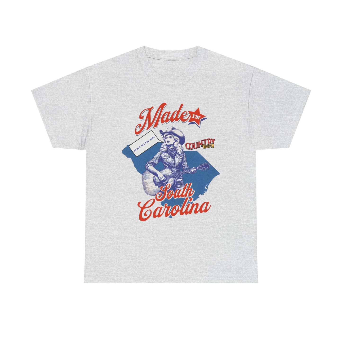Made In South Carolina Graphic T Shirt Unisex Heavy Cotton Tee Gift