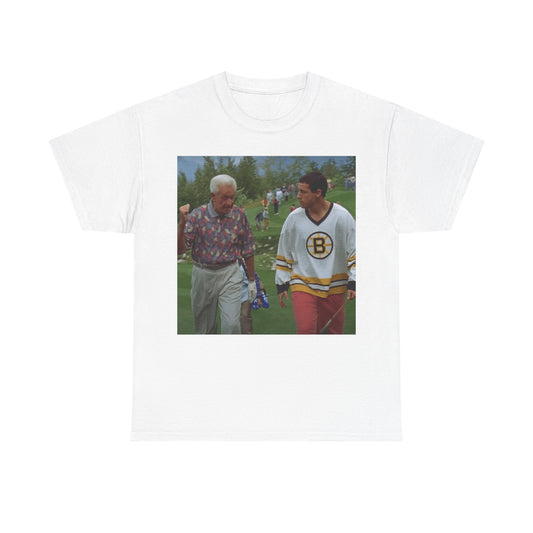 Adam Sandler T-shirt vintage golf bob barker happy Gilmore Unisex Heavy Cotton