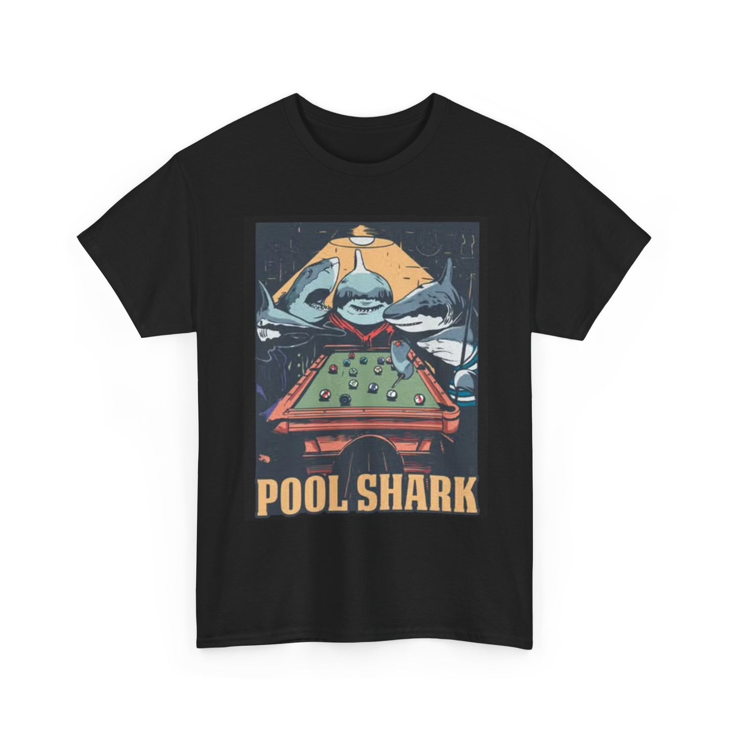 Pool Shark T Shirt Retro Funny Graphic T Vintage Pool Hall Rogan Unisex
