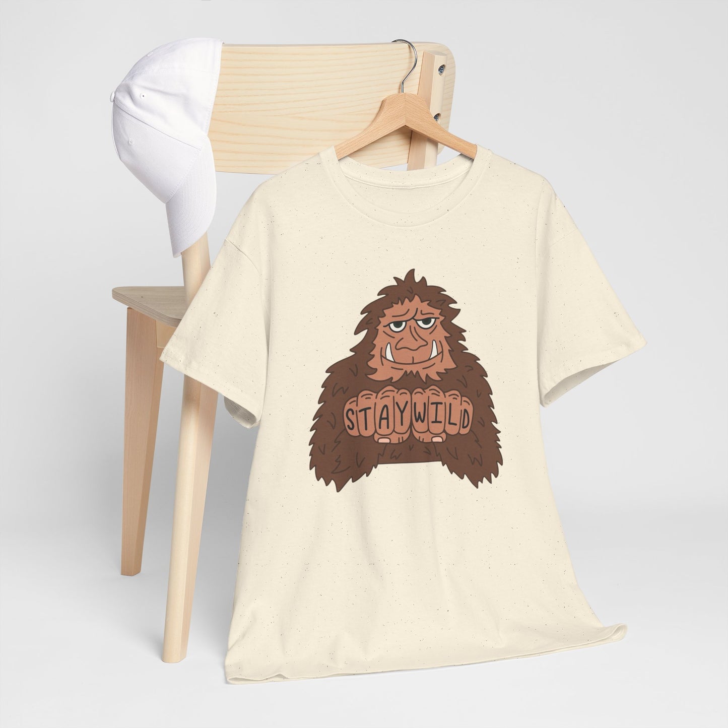 Stay Wild Outdoors Graphic T Shirt Heavy Cotton Tee NEW ADULT UNISEX