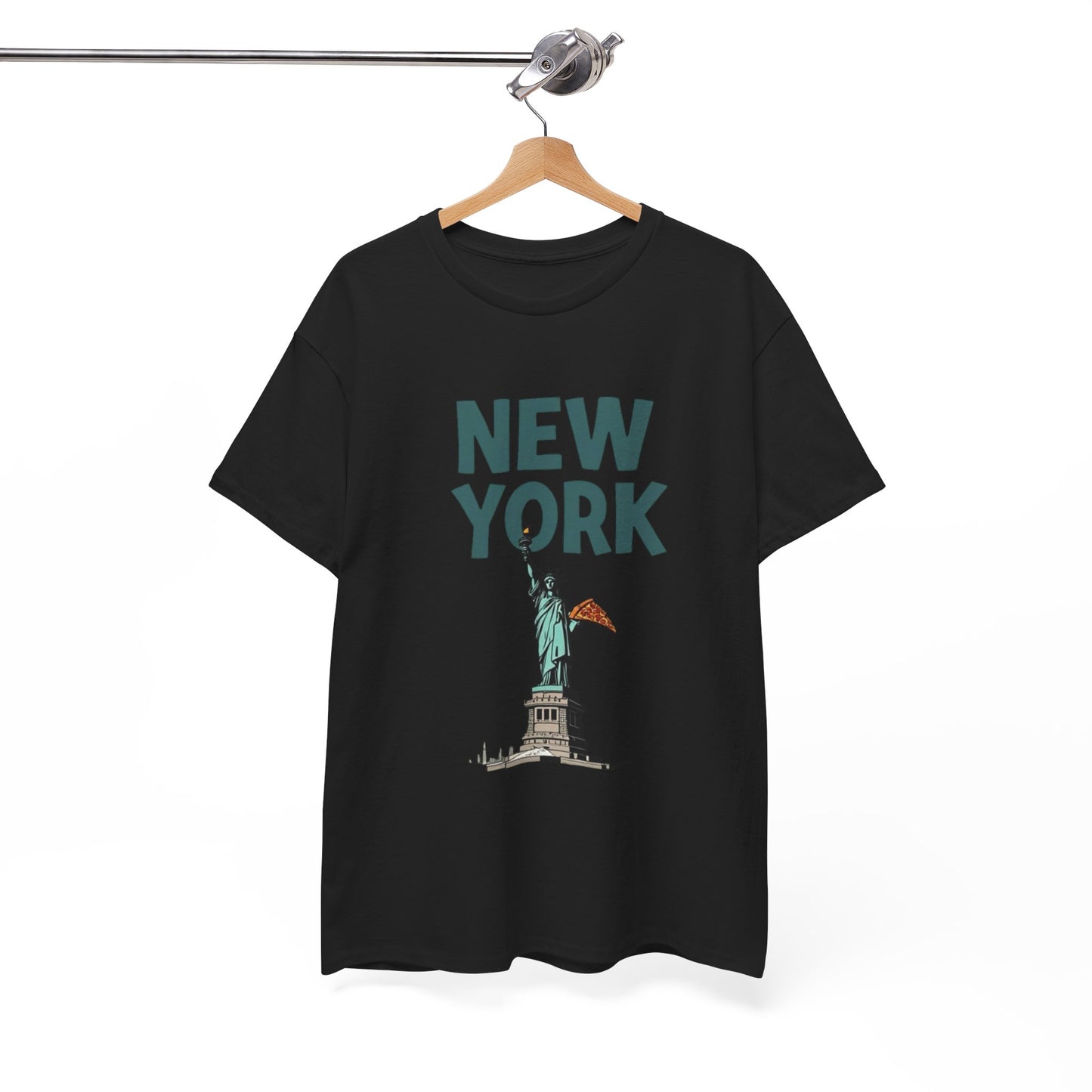 New York Pizza Graphic T Shirt NEW ADULT Unisex Heavy Cotton Tee