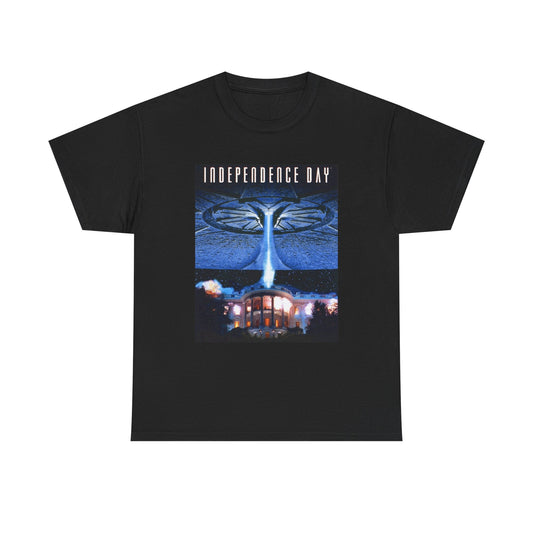 Independence Day T shirt Retro Movie Poster Aliens Will Smith 90s Unisex