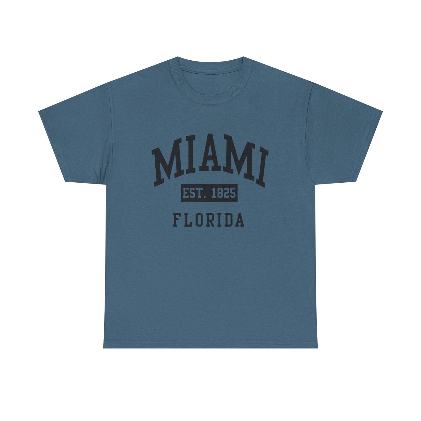 Miami Vintage Graphic T Shirt NEW Unisex Heavy Cotton Tee