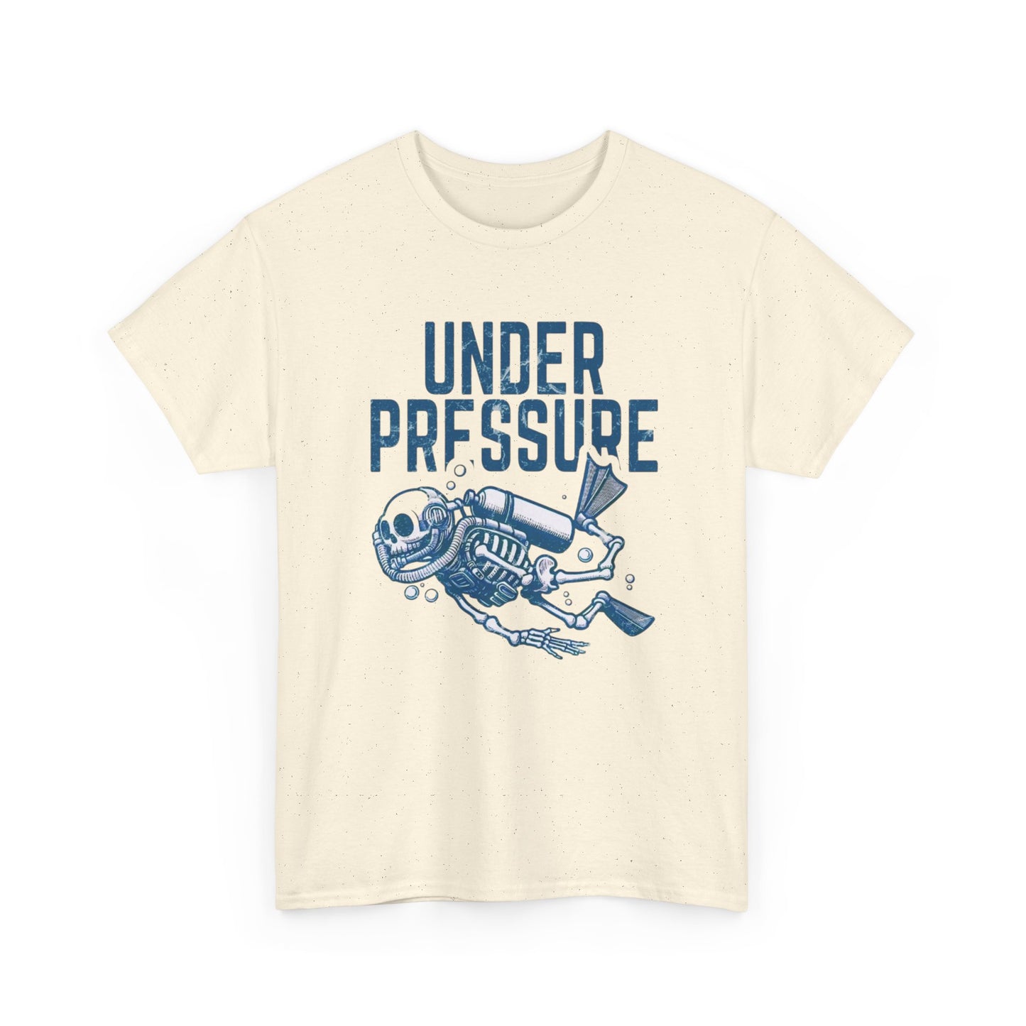 Under Pressure Scuba Diving Graphic T Shirt NEW Adult Unisex Heavy Cotton Tee