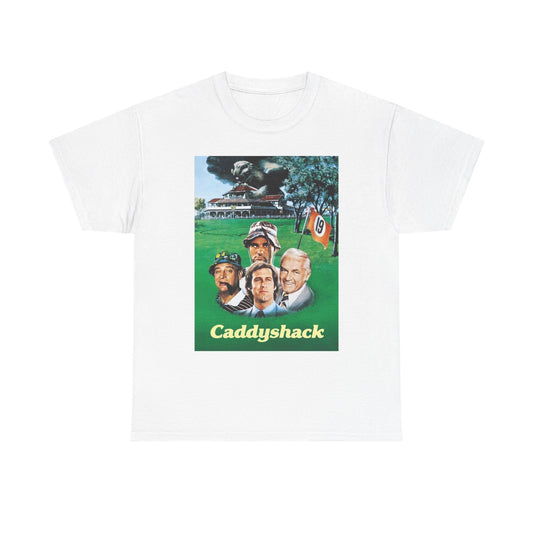 Caddyshack T Shirt Vintage Poster Graphic Retro Comedy Unisex Heavy Cotton Tee