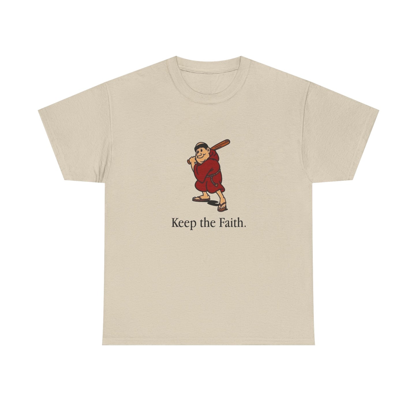 Keep The Faith Graphic T Shirt NEW Vintage Unisex Heavy Cotton Tee