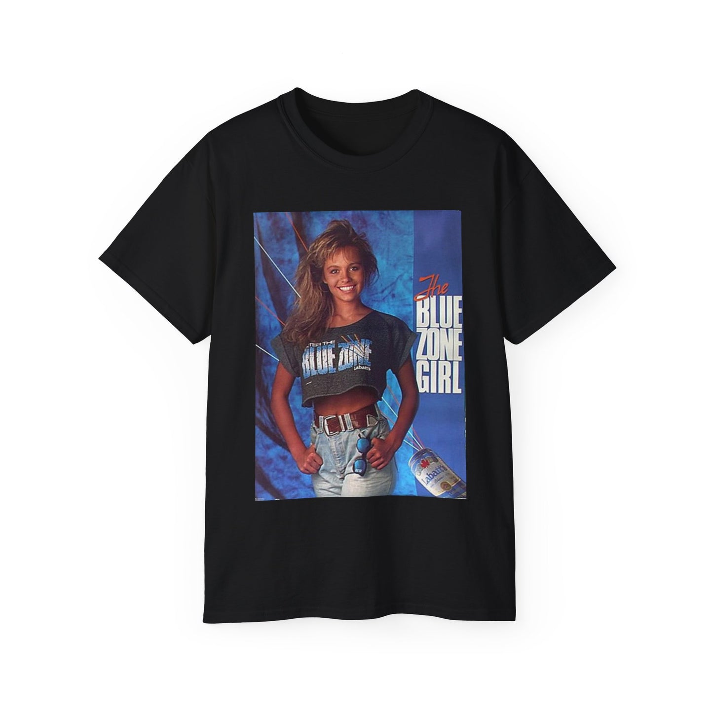 Pam Anderson beer playboy 90s vintage Unisex Ultra Cotton Tee