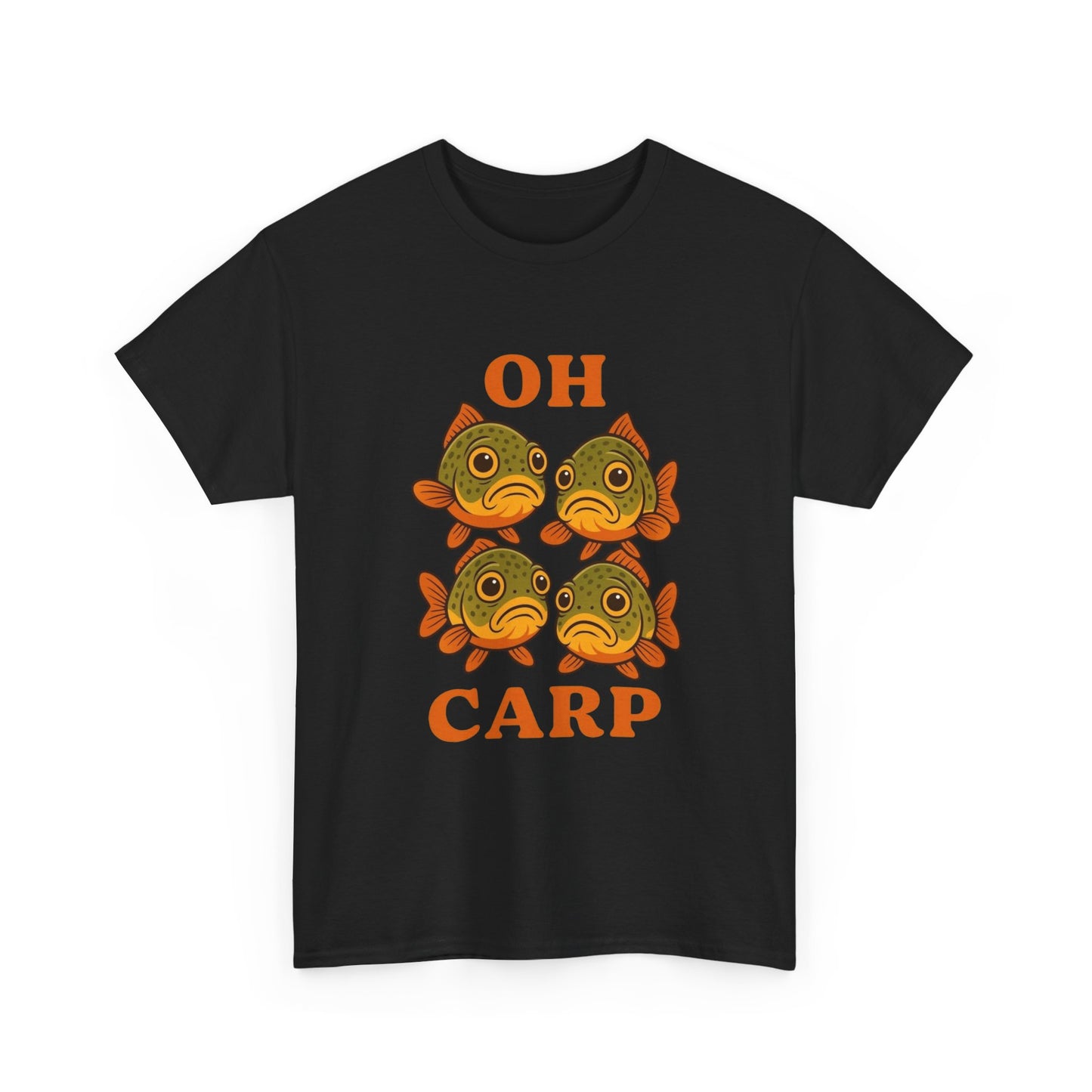 Oh Carp Funny Fishing Graphic T Shirt ADULT NEW